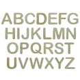 thumbnail image 1 of Pack of 1, 3 Inch x 1/4 Inch M Round Font Wood Letters for Wood Craft Project, Children or Adult Art Work, Home and Holiday Décor and DIY Fun, Made in USA, 1 of 2
