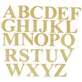 thumbnail image 1 of Pack of 1, 3 Inch x 1/4 Inch R Times New Roman Bold Wood Letters for Wood Craft Project, Children or Adult Art Work, Home and Holiday Décor and DIY Fun, Made in USA, 1 of 2
