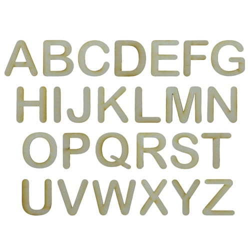 Pack of 1, 3 Inch x 1/4 Inch Y Round Font Wood Letters for Wood Craft Project, Children or Adult Art Work, Home and Holiday Décor and DIY Fun, Made in USA
