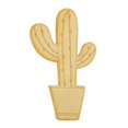 thumbnail image 1 of Pack of 1, Large 7.25" x 12" x 1/4" Baltic Birch Plywood Detailed Cactus Wood Cutout for Wood Craft Project, Children or Adult Art Work, Home Décor and DIY Fun, Made in USA, 1 of 2