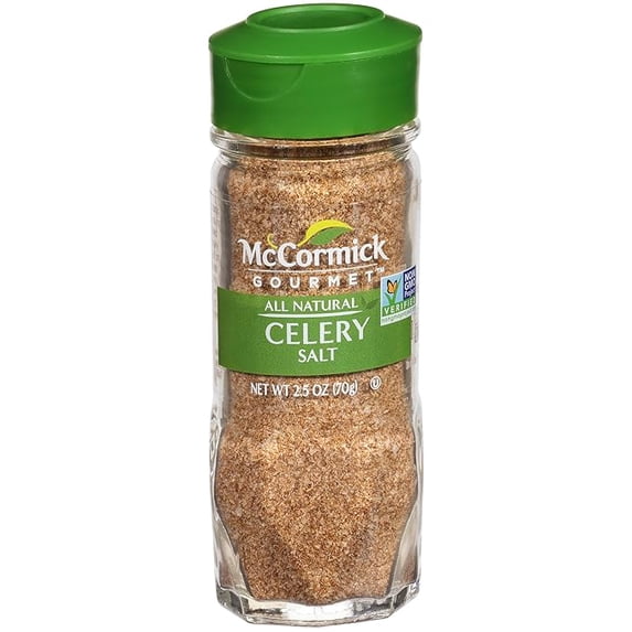 Pack 1 McCormick Gourmet Collection Celery Salt, 2.5 Ounce - Walmart.com
