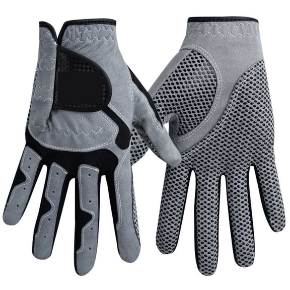Pack 1 Pcs Men's Golf Glove Micro Fiber Soft Left /Right Golf Glove Anti-Skidding Non Slip Particles Breathable Golf Gloves ,Secure Grip