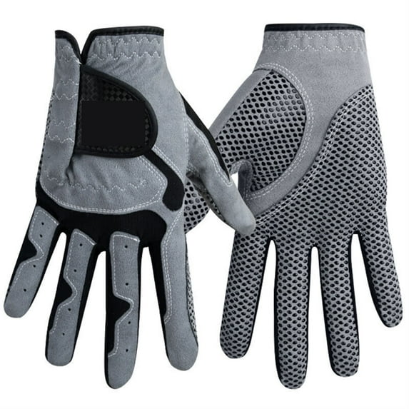 Pack 1 Pcs Men's Golf Glove Micro Fiber Soft Left /Right Golf Glove Anti-Skidding Non Slip Particles Breathable Golf Gloves ,Secure Grip