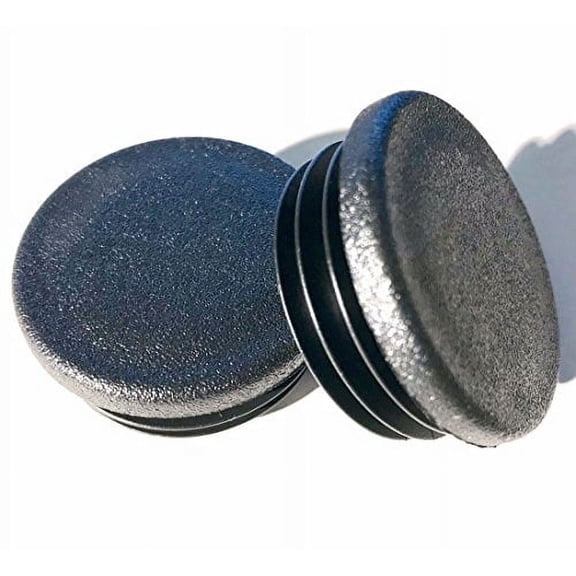 (Pack of 10) 1-1/2" Round Plastic Tubing Plugs (14-20 Ga - for ID Hole Diameter from 1.34" to 1.43") Steel Furniture Pipe Tube - Chair Leg - Table Glide Insert | End Caps for Fitness Eqpt. by SBD