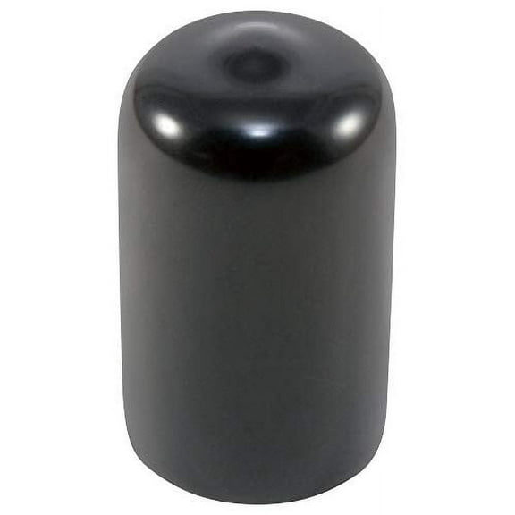 (Pack of 10) Caplugs 99190125 Plastic Round Cap VC-312-16, 5/16" Vinyl, Cap ID 0.312" Length 1.000", Black. for Pipe Plastic Tube Hub Caps Tubing Bolt Screw Rubber Thread Protector Safety Cover.