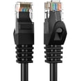 thumbnail image 1 of Cat6 1.5FT Black Network Ethernet Patch Cables, 550Mhz Internet Wire, For Router, Modem, PC, Laptop, TVs, Printer Cord, Consoles for Home and Office, 10-Pack, Cables Direct Online, 1 of 8