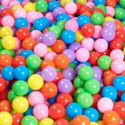 Pack of 100 Ocean Pit Balls Phthalate Free BPA Free Crush Proof Balls for Toddler Kids Girls Boys 1-3 Years Old, Balls for Ball Pit Pool Playing Tent Toys