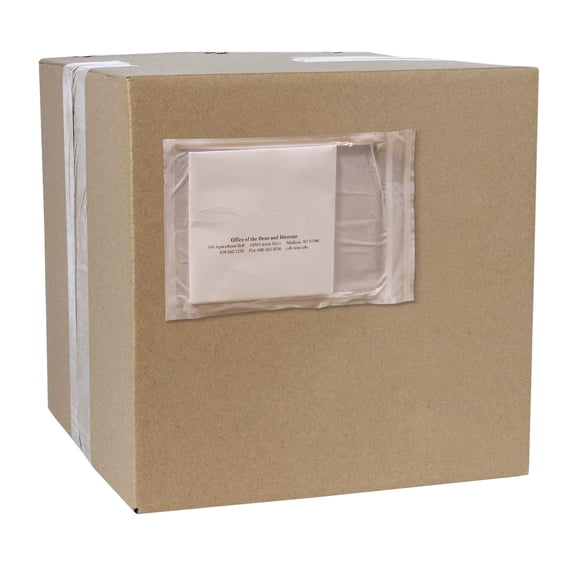 Reclosable Zipper Envelopes Adhesive Backed Plastic Clear 1000 count 6 x 9 in 2 mil