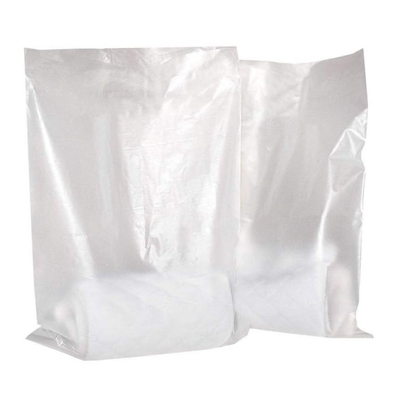 Pack of 1000 Clear Merchandise Bags 16x4x24. Ultra Thin Poly Plastic Bags 16 x 4 x 24. Thickness 0.6 Mil. High Density Polyethylene Bags for Books, Magazines and Small Items. Reusable, Recyclable.