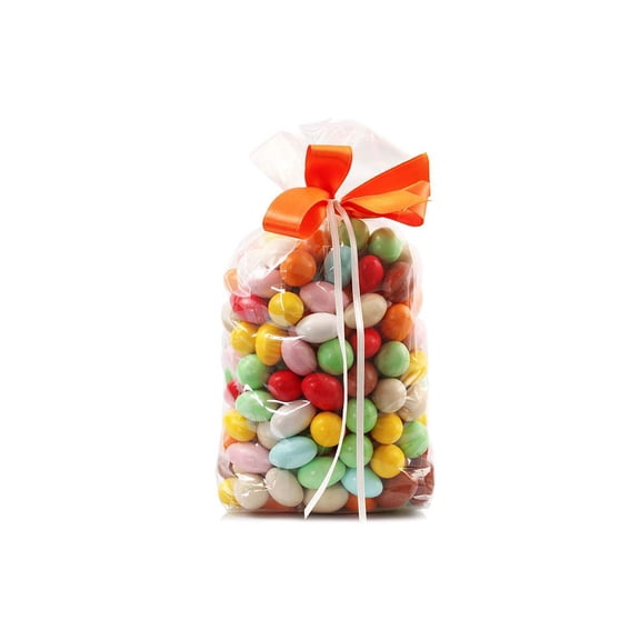 Flat Poly Bags, Clear Polyethylene Material, 1.25 mil Thickness, 1000 count, 7 x 14 in