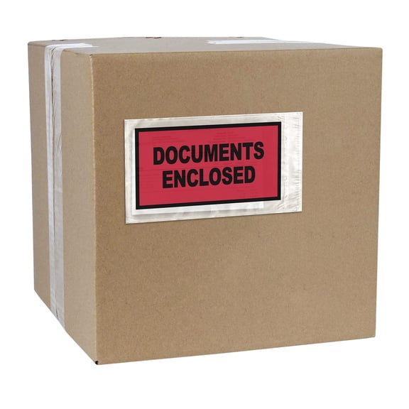 Important Papers Packing List Envelopes, Back-Loading Self-Seal, 1000 Count, 5.5 x 10 in
