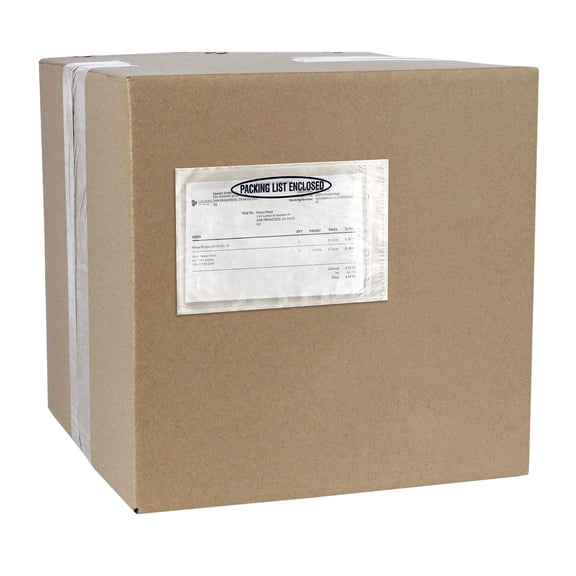 Packing List Enclosed Envelopes, Printed Panel Self Seal Mailers, 1000 Count, 5.25 x 8 in