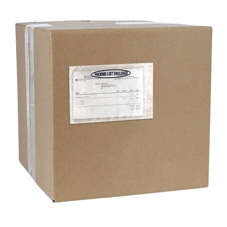 Packing List Enclosed Envelopes, Printed Panel Self Seal Mailers, 1000 Count, 5.25 x 8 in
