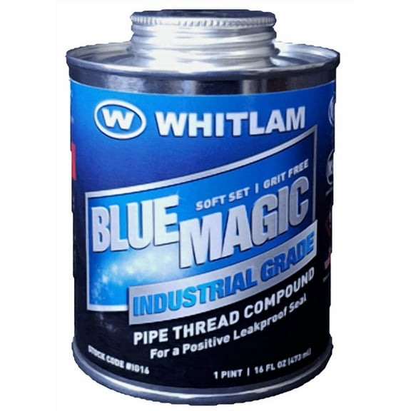 Whitlam BLUE MAGIC Industrial Grade Thread Sealant - 16oz Can - IG16