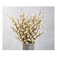 thumbnail image 1 of Pack of 12 Artificial Cream Winter White Weatherproof Berry Stem Branches - Waterproof Berries for Indoor and Outdoor Wreaths, Flower Arrangements, Porch Pots, and Christmas Decorations, 1 of 5