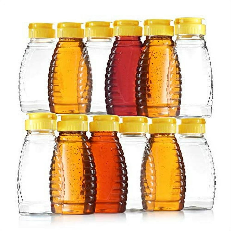 DilaBee 2 Oz Containers with Lids - 12 Pack Small Plastic Travel