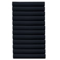 thumbnail image 1 of Pack of 12 - Flat Sheet (King Size, Solid Navy Blue) 650-Thread-Count 100% Natural Cotton - (Available in Bulk/Dozen) Best for Hotel, SPA, Hospitals - Wrinkle, Fade and Stain Resistant, 1 of 4
