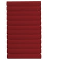 thumbnail image 1 of Pack of 12 - Flat Sheet (Queen Size, Solid Burgundy) 650-Thread-Count 100% Natural Cotton - (Available in Bulk/Dozen) Best for Hotel, SPA, Hospitals - Wrinkle, Fade and Stain Resistant, 1 of 4