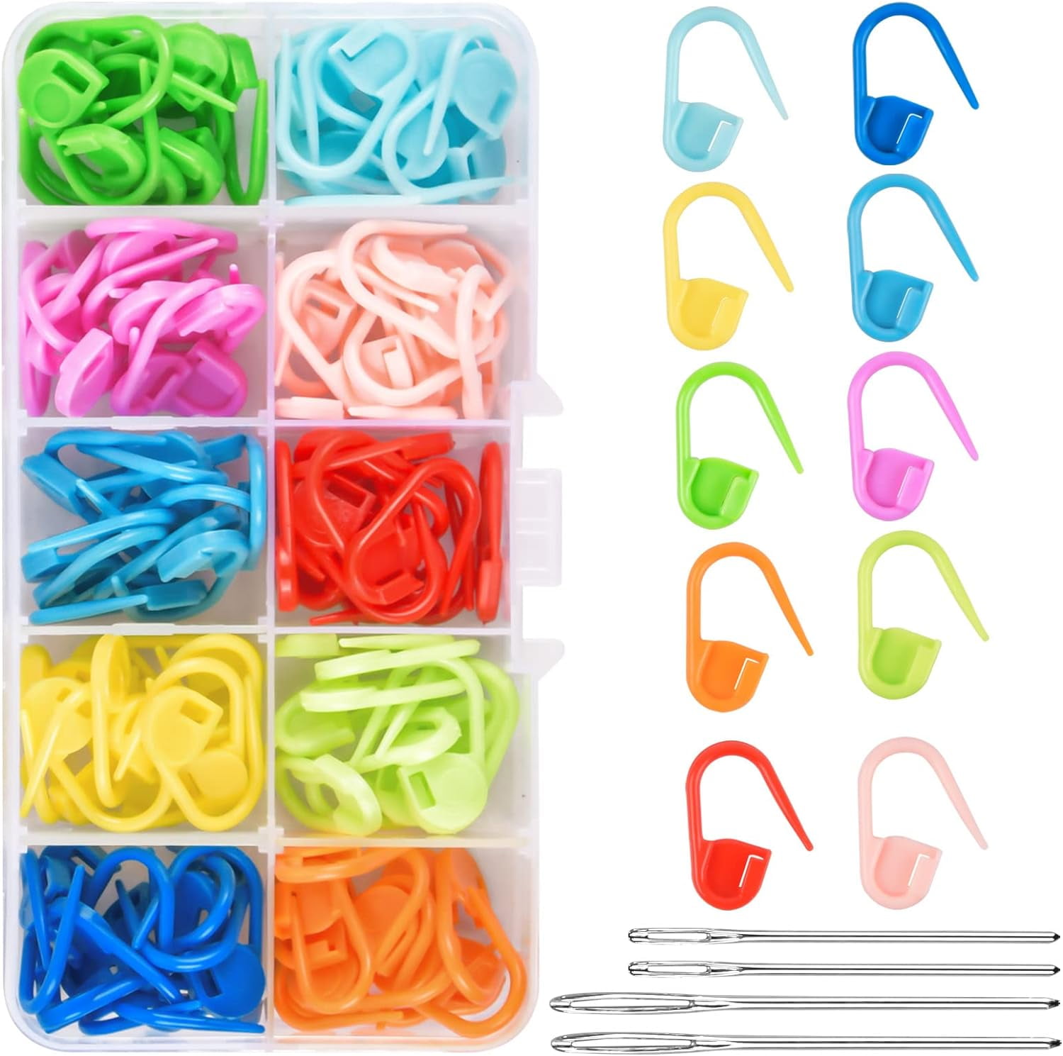 Pack of 120 Crochet Locking Stitch Stitch Markers Sewing Locking Stitch ...