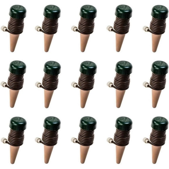 Pack of 15 - Blumat Classic Plant Watering Stakes - Self Watering Stakes Insert for Pots - Automatic Plant Watering Device - Self Watering Spikes for Indoor Plants - Automatic Plant Waterer Indoor Out