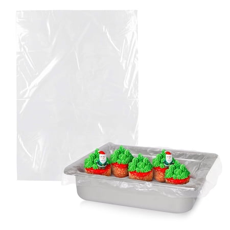 Pack of 1500 Steam Table Pan Liners on Roll with Twist Tie 34 x 25. High Density Pan Liners 34x25. Thickness 0.50 mil. Polyethylene Bun Pan Covers for Caterers, Cafeterias, Restaurants.
