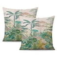 thumbnail image 1 of Pack of 2-20x20 Inch Vintage Flower Pillow Covers - Enliven your Sofa and Bedroom with our Spring Summer Floral Cushion Cases for Chinoiserie Outdoor Decor, 1 of 7
