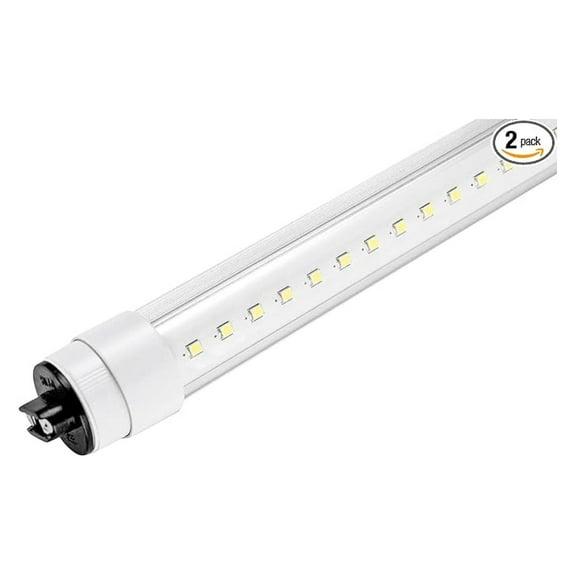 (Pack of 2 6 FT/ 72" Plug & Play LED Sign Lamp - (Single-Sided) Daylight (6000K) T12/HO Bulb Replacement - Relamp F72T12/D/HO RDC 860 (Without rewiring or Modification) - Ballast Required!