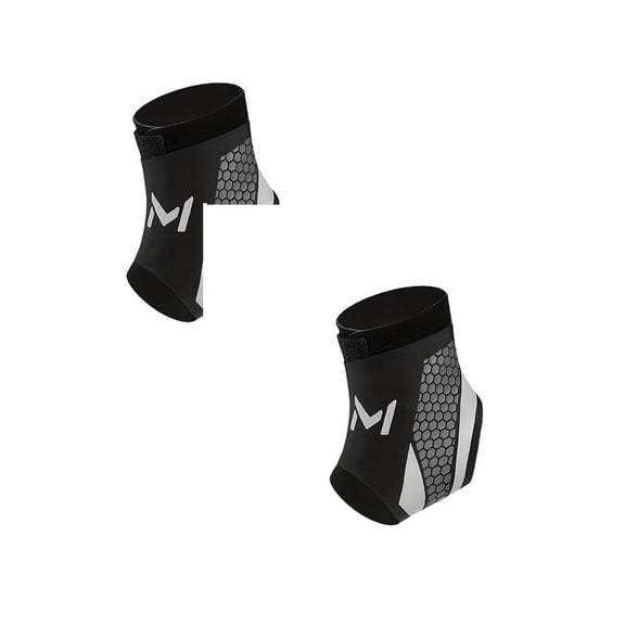 Pack of 2 Ankle Support Breathable Neoprene Compression Ankle Brace for Men and Women, Elastic Sprain Foot Sleeve for Sports Protect, Arthritis, Plantar Fasciitis, Achilles tendonitis, Recovery