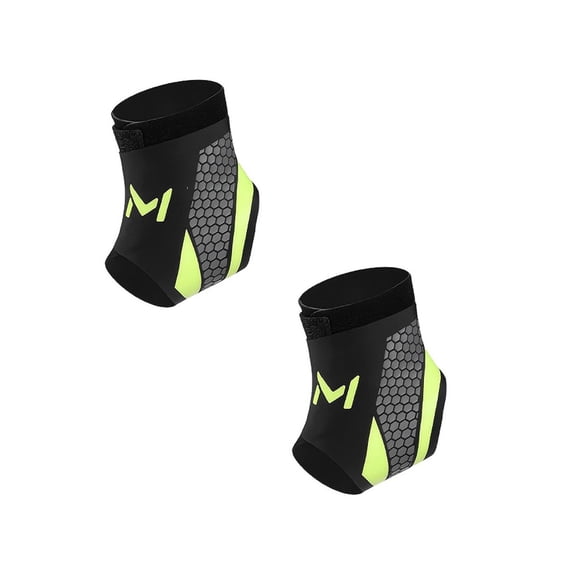 Pack of 2 Ankle Support Breathable Neoprene Compression Ankle Brace for Men and Women, Elastic Sprain Foot Sleeve for Sports Protect, Arthritis, Plantar Fasciitis, Achilles tendonitis, Recovery