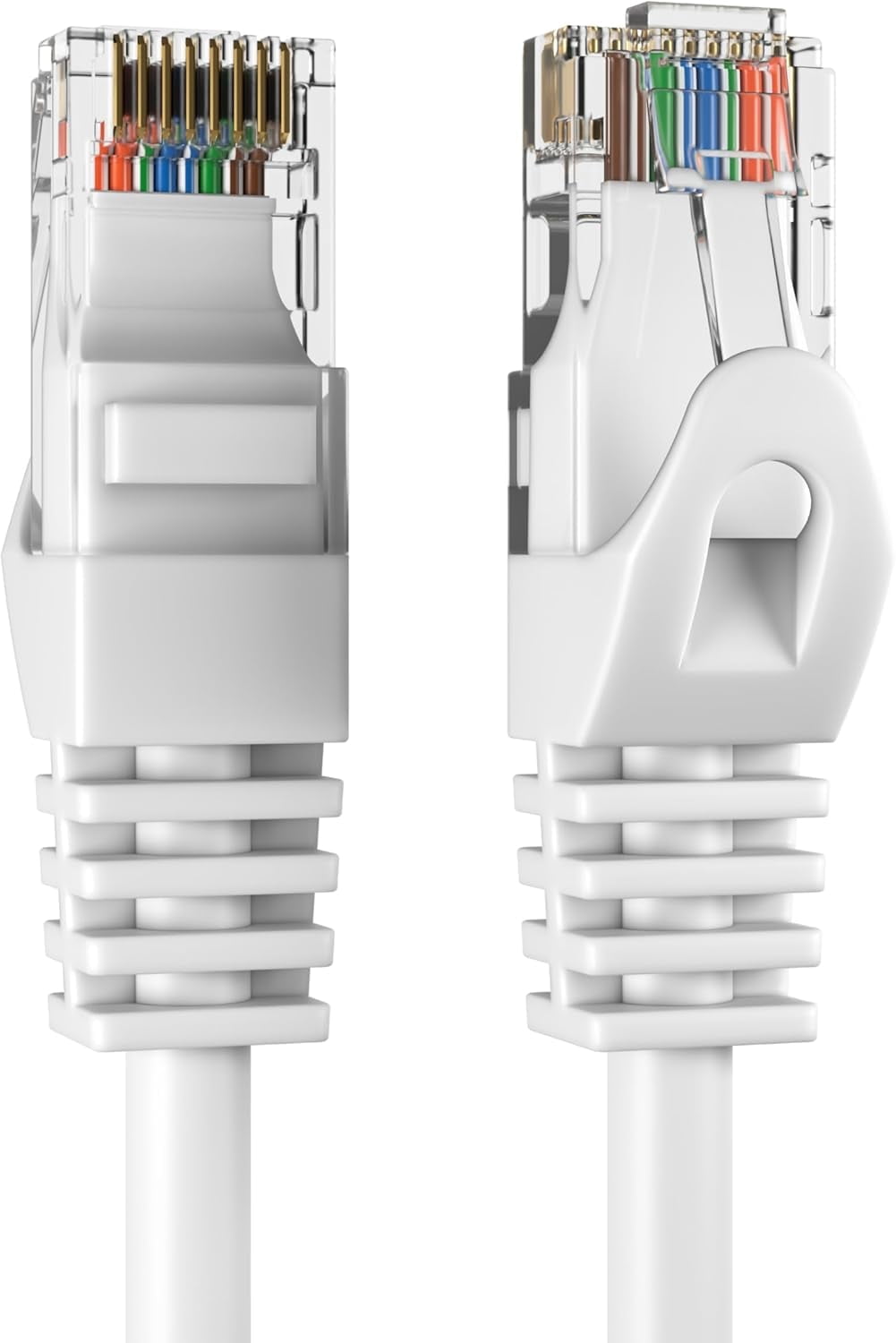 Cat6 10FT White Network Ethernet Patch Cables, 550Mhz Internet Wire ...