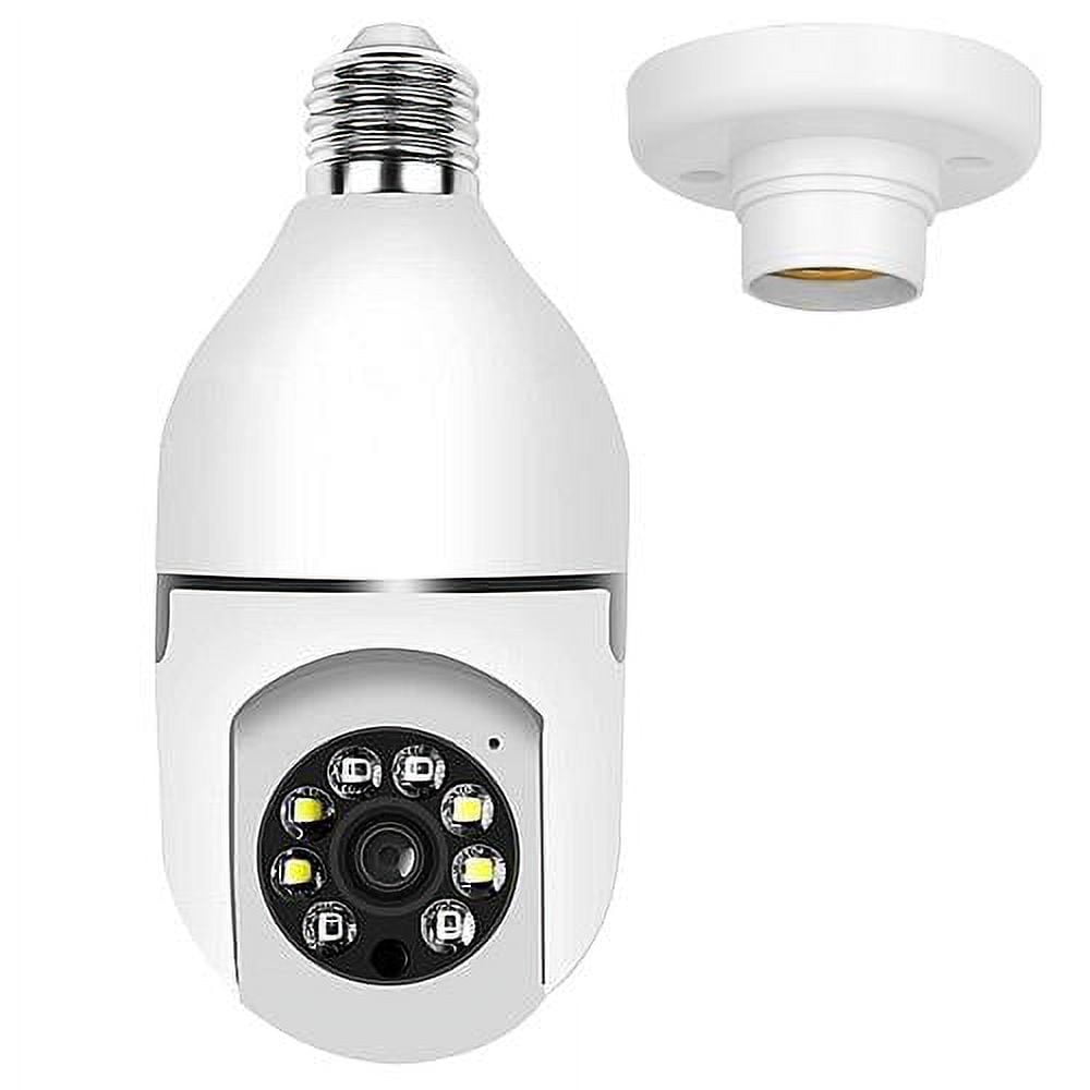 [Pack of 2] E27 WiFi Bulb Camera 1080P FHD WiFi IP Pan Tilt Security ...