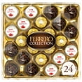 thumbnail image 1 of Pack of 2 - Ferrero Rocher, 24 Count, Premium Gourmet Assorted Hazelnut Milk Chocolate, Dark Chocolate And Coconut Chocolates, Chocolate Gift Box, 9.1 Oz? Packaging May Vary, 1 of 3