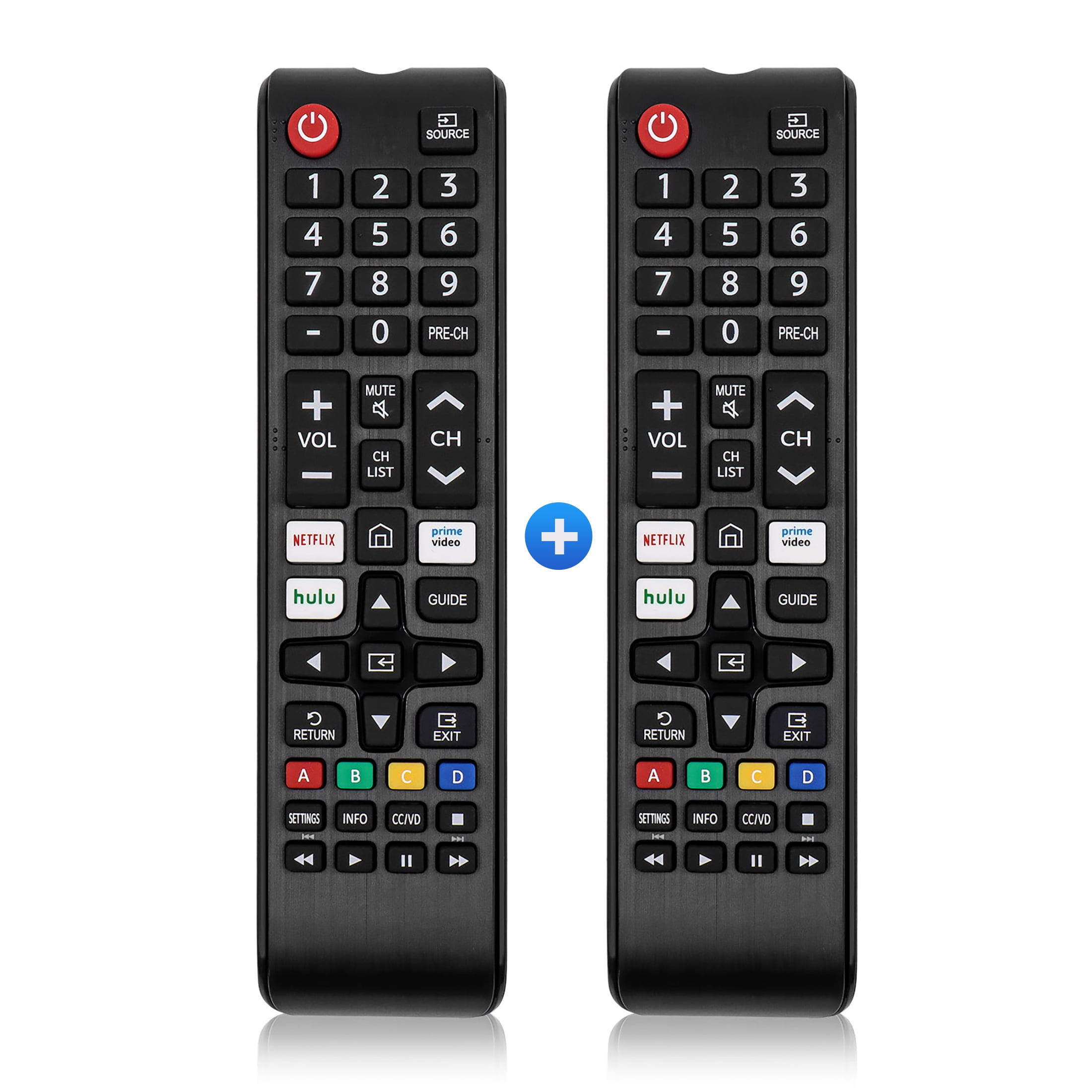 Black Universal Infrared Remote Control for Samsung TVs