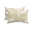 thumbnail image 1 of Pack of 2 Outdoor Lumbar Pillow Covers 12x20 Inch, Tropical Palm Tree Waterproof Throw Pillow Covers Set, Beige White Plants Coastal Leaf Beach Decorative Cushion Cases for Patio Porch Car, 1 of 7