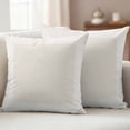 thumbnail image 1 of Pack of 2 Outdoor Pillow Covers 18x18 Inch Waterproof Cream Greek Key Throw Pillow Covers,Decorative Couch Pillow Shams Protectors Geometric Greece Ancient Farmhouse Geo Patio Cushion Pillowcases, 1 of 8