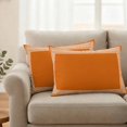 thumbnail image 1 of Pack of 2 Outdoor Pillow Covers 20x12 Inch Waterproof Burnt Orange Geometric Throw Pillow Covers,Decorative Couch Pillow Shams Protectors Country Greece Key Art Patio Pillowcases Cushion Covers, 1 of 8