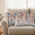 thumbnail image 1 of Pack of 2 Outdoor Pillow Covers 20x12 Inch Waterproof Orange Brown Eucalyptus Leaves Throw Pillow Covers,Decorative Couch Pillow Shams Protectors Botanical Farm Rustic Wood Patio Cushion Pillowcases, 1 of 8