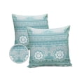 thumbnail image 1 of Pack of 2 Outdoor Pillow Covers, Beautiful Mandala Hippy Bohemian Waterproof Square Throw Pillowcase Cushion Decorative Pillow Covers for Couch Patio Tent, 18x18 in, 1 of 6