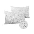 thumbnail image 1 of Pack of 2 Outdoor Pillow Covers, Geometric Retro Rectangule Gradient Waterproof Square Throw Pillowcase Cushion Decorative Pillow Covers for Couch Patio Tent, 20x12 in, 1 of 6