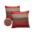 thumbnail image 1 of Pack of 2 Outdoor Pillow Covers, Rustic Barn Wood Red Brown Waterproof Square Throw Pillowcase Cushion Decorative Pillow Covers for Couch Patio Tent, 20x20 in, 1 of 6