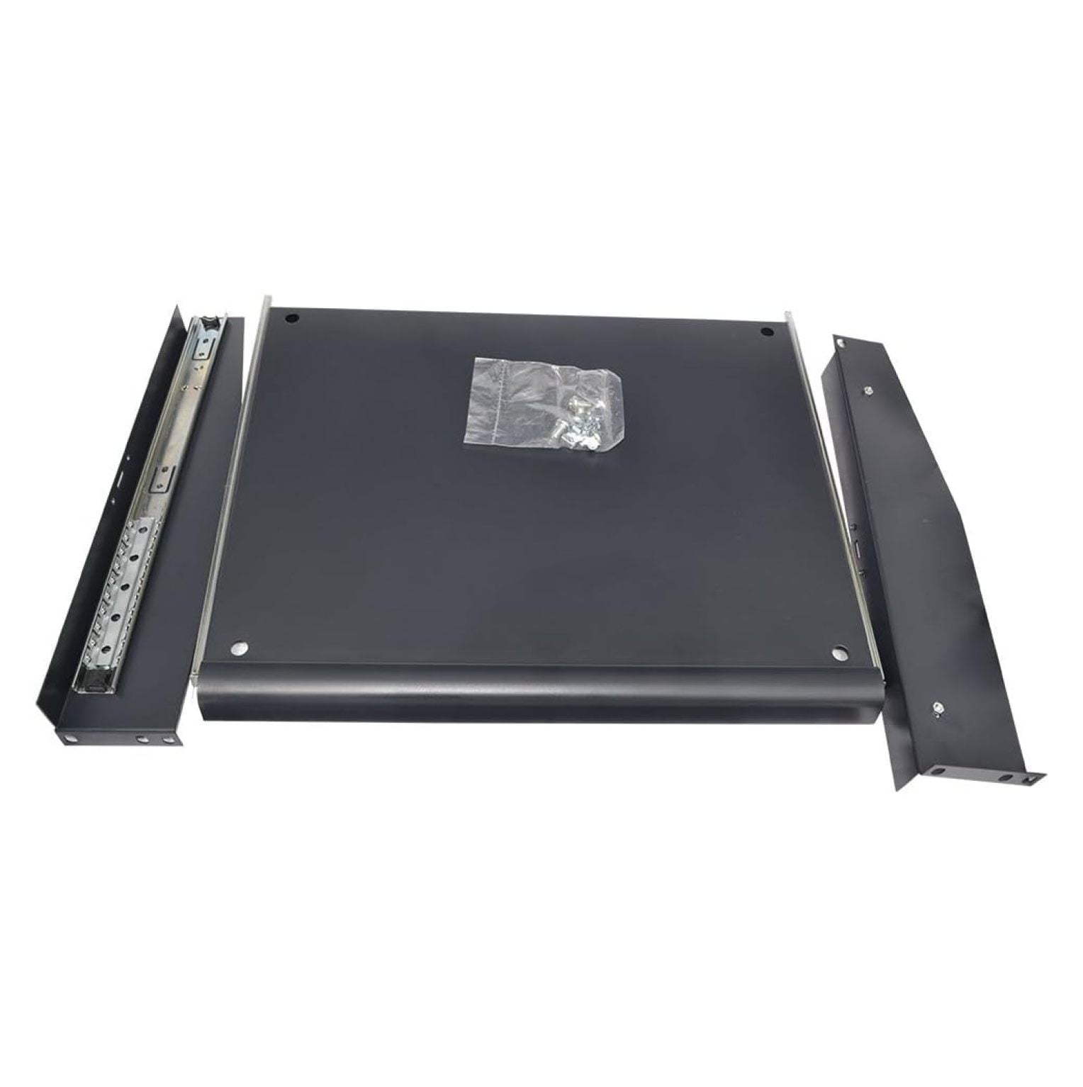 Pack 2 PCS X 2U Rack Mount Adjustable Pull-Out Sliding Keyboard Mouse ...