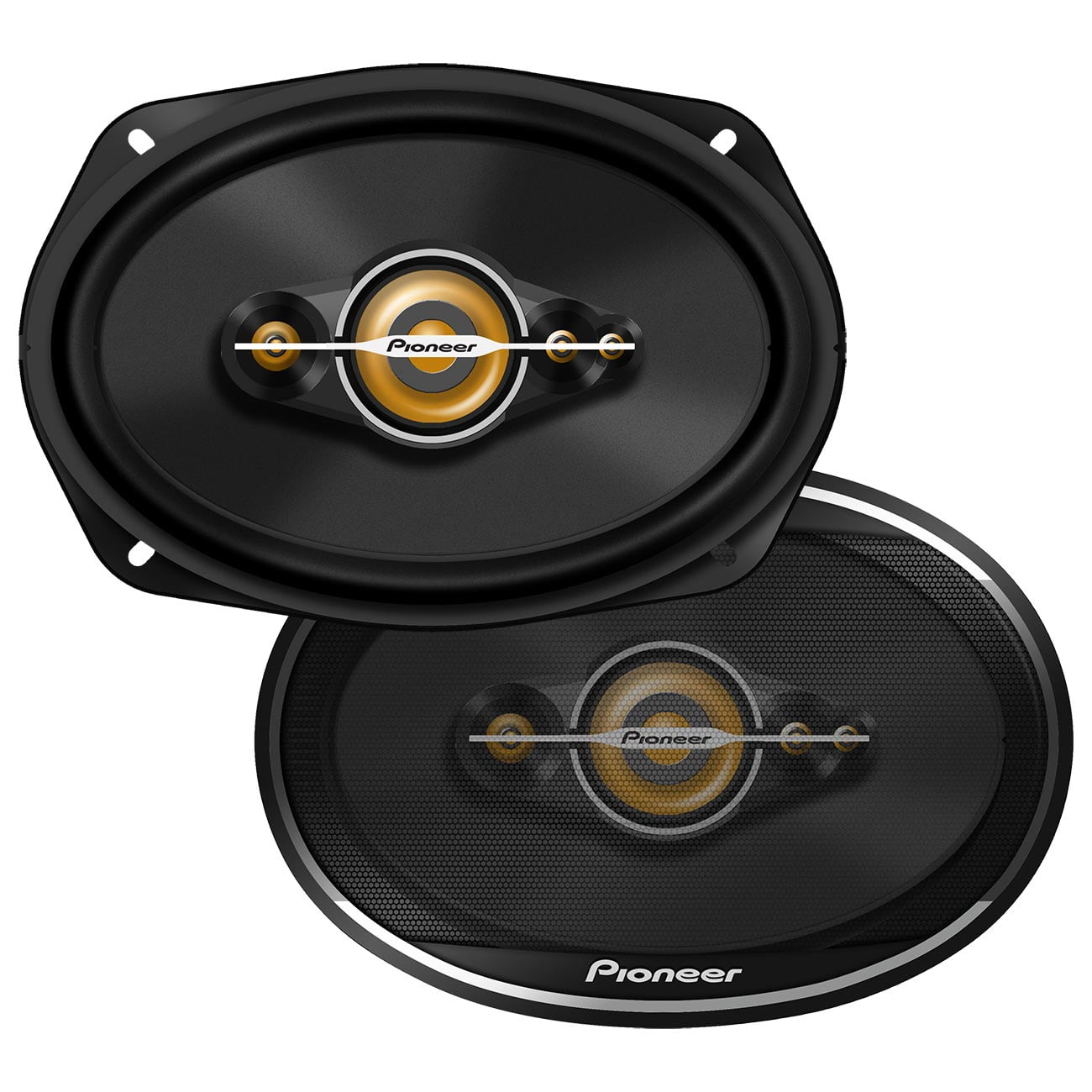 Pack 2) PIONEER TS-A6991FH, 5-Way Coaxial Car Audio Speakers, Full