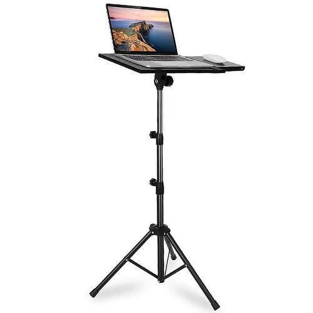 [Pack of 2] Projector Tripod Stand Folding Laptop Stand w/ Height Tilt