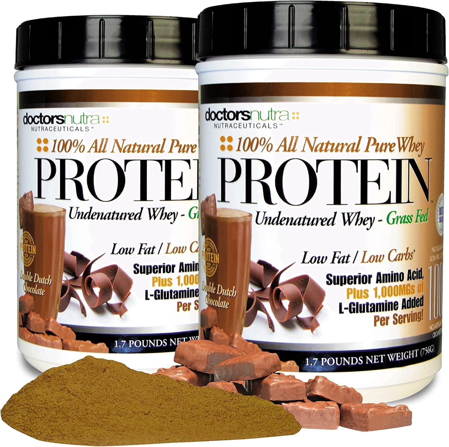 (Pack of 2) Pure 100 Percent - Undenatured Grass Fed Whey Protein ...
