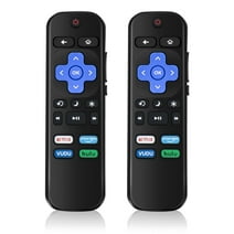 (Pack of 2) Replacement Remote Control Only for Roku TV, Compatible for TCL Roku/Onn Roku/Insignia Roku/Hisense Roku/Sharp Roku/Element Roku TVs (Not for Roku Stick and Box)