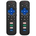 thumbnail image 1 of (Pack of 2) Replacement Remote Control Only for Roku TV, Compatible for TCL Roku/Hisense Roku/Onn Roku/Sharp Roku/Element Roku/Westinghouse Roku/Philips Roku Smart TVs (Not for Roku Stick and Box), 1 of 7
