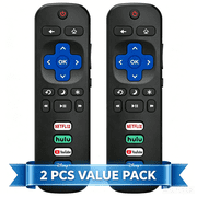 Gmatrix 2-Pack Universal Remote Replacement for Roku TVs   Compatible with TCL Roku, Hisense Roku, Onn Roku, Philips Roku Smart TVs, Not for Roku Stick, Box or Player