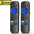 thumbnail image 1 of (2-Pack) Universal Remote Control Replacement for TCL-for Hisense-for Onn-for Sharp-for Philips-for Westinghouse-for Insignia-for Element Roku Smart TVs (Not for Roku Stick and Box), 1 of 8