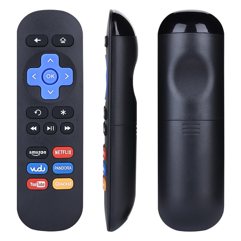 (Pack of 2) Replacement remote control only for Roku TV, compatible ...
