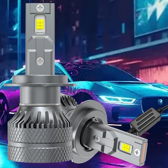 Pack Of 2, Super Bright LED Car Light Bulbs, 200W 100000 LM Ultra-Bright, Enhanced Visibility For Safe Driving, Plug And Play 9005/HB3 9006/HB4 9012/HIR2 H4/9003/HB2 H7 H11/H9/H8 H1-AA067, Spot Light